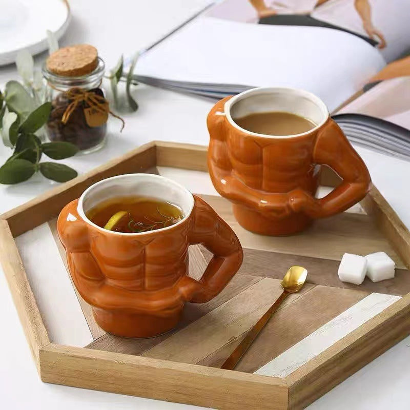 Strong Muscle Arm Ceramic Mug - Image 3