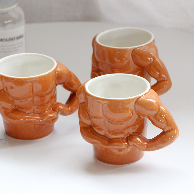 Strong Muscle Arm Ceramic Mug - Image 4