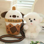 Sweet Cookie Cup Puppy Plush Handbag