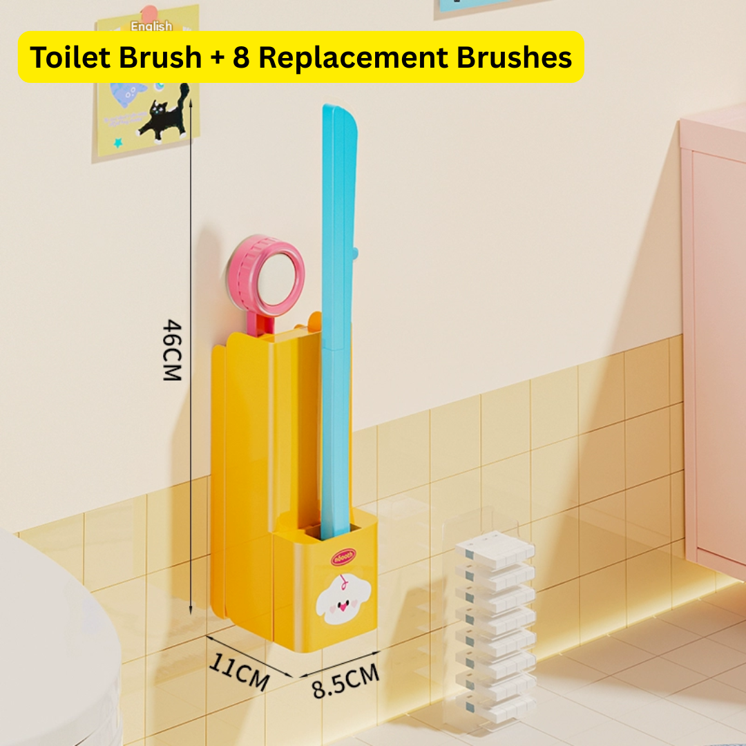 Clean Swipe Wall-Mounted Disposable Toilet Brush - Image 6
