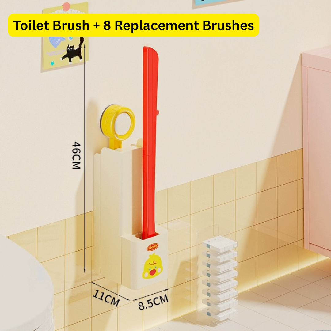 Clean Swipe Wall-Mounted Disposable Toilet Brush - Image 8
