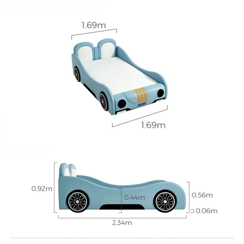 Turbo Race Car Cozy Dreamy Kids Bed - Image 6