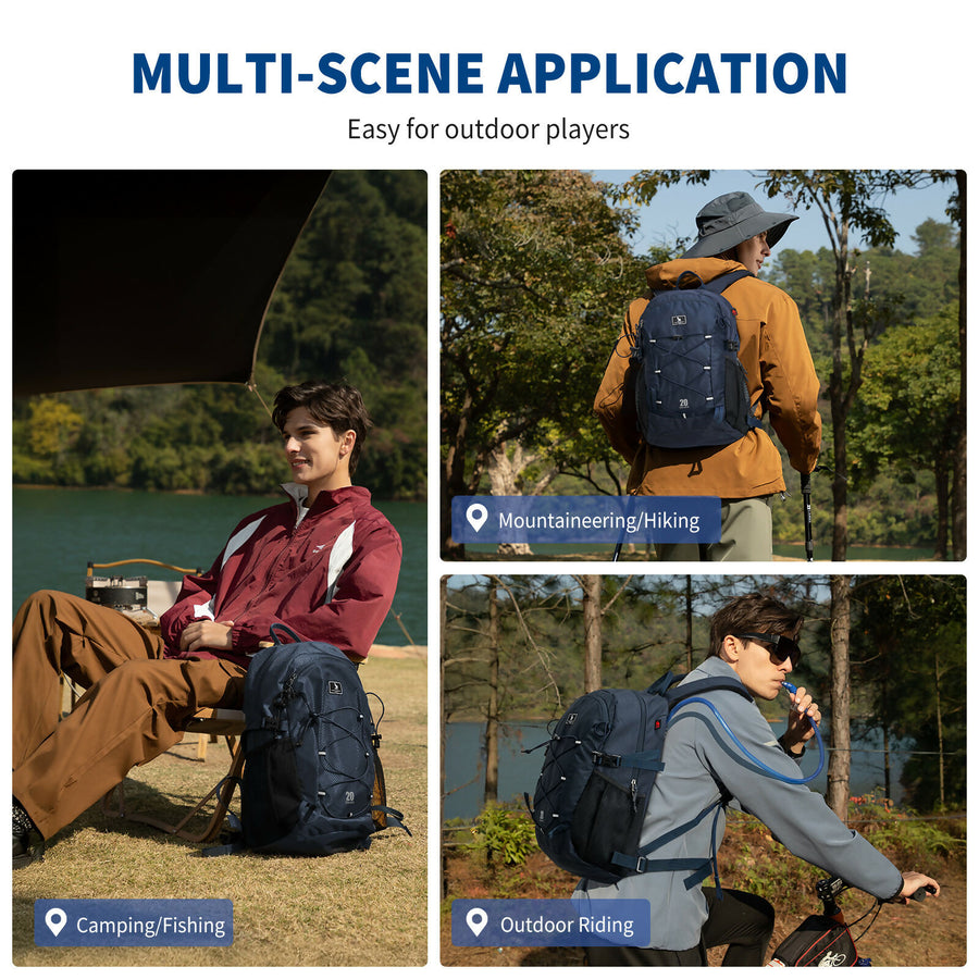 OIWAS 20L Lightweight Outdoor Hiking Backpack - Image 4