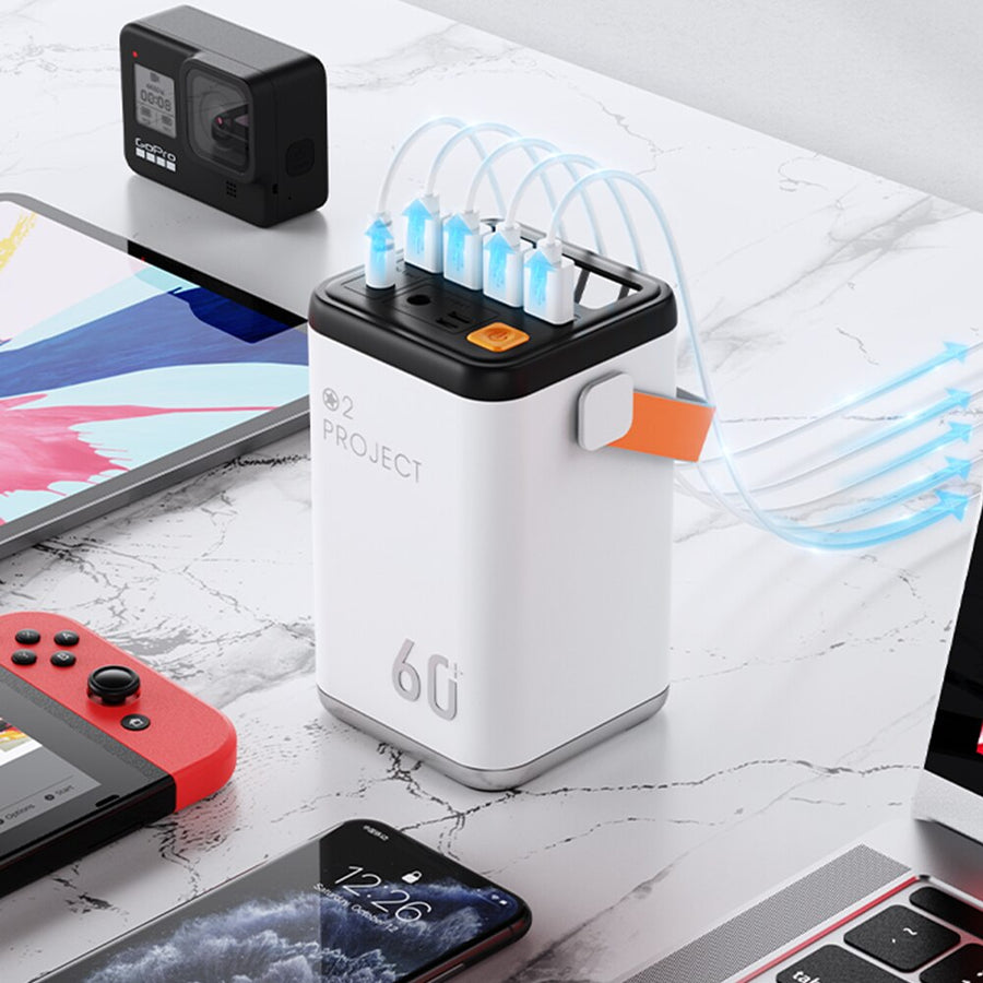 Quick Charge Multiple Port Led Power Bank - Image 1