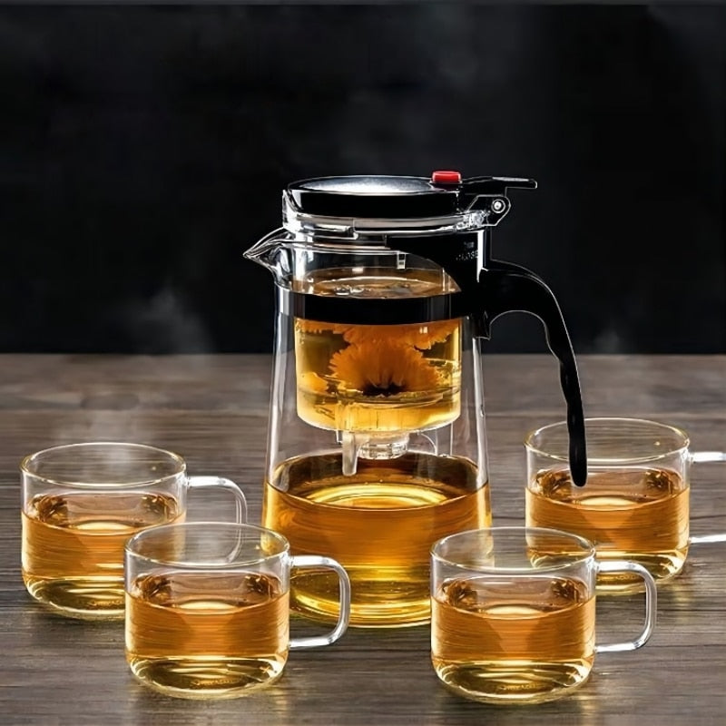 TeaTime Heat Resistant Glass Teapot - Image 2
