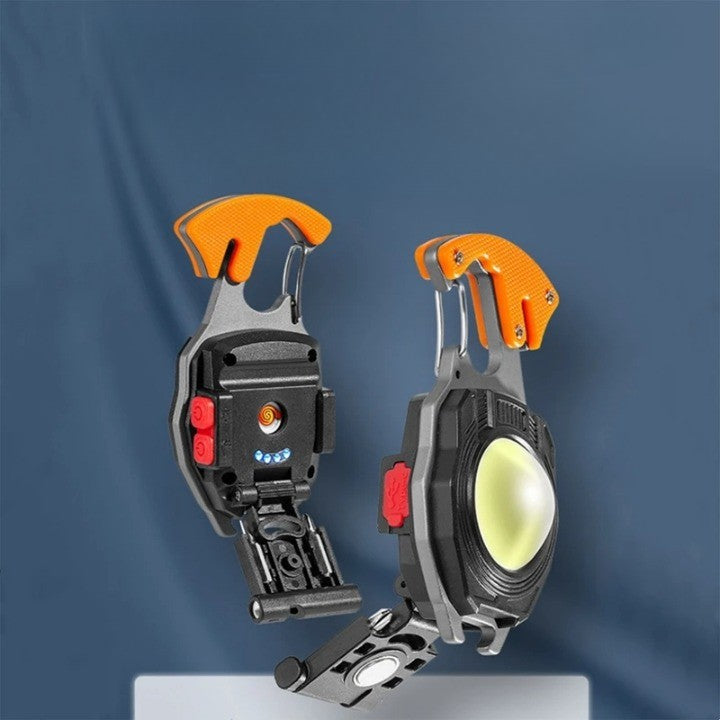 Ultimate COB Multifunction Rechargeable Built-in Ligther Work Light