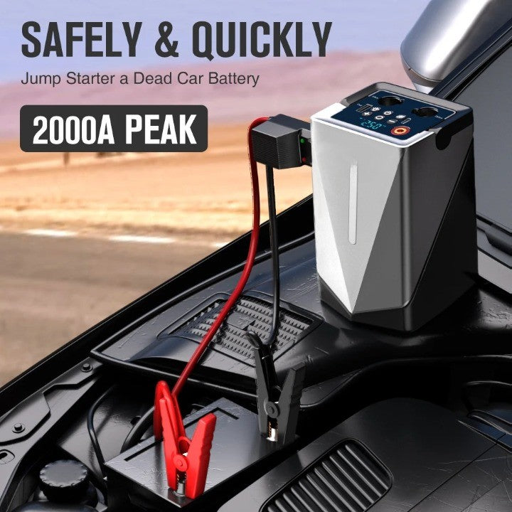 Ultimate MultiFunctional Car Power Station Jump Starter - Image 2