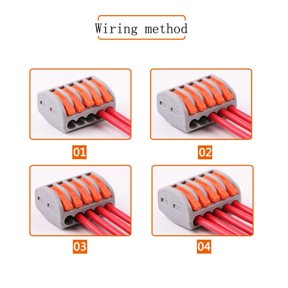 Universal Terminals Plug-in Electrical Wire Connector