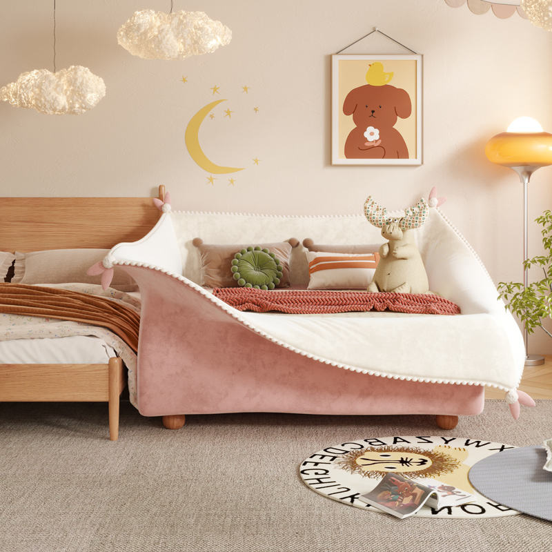 Unlimited Fun Modern Pocket Guardrail Children Bedroom Bed - Image 3