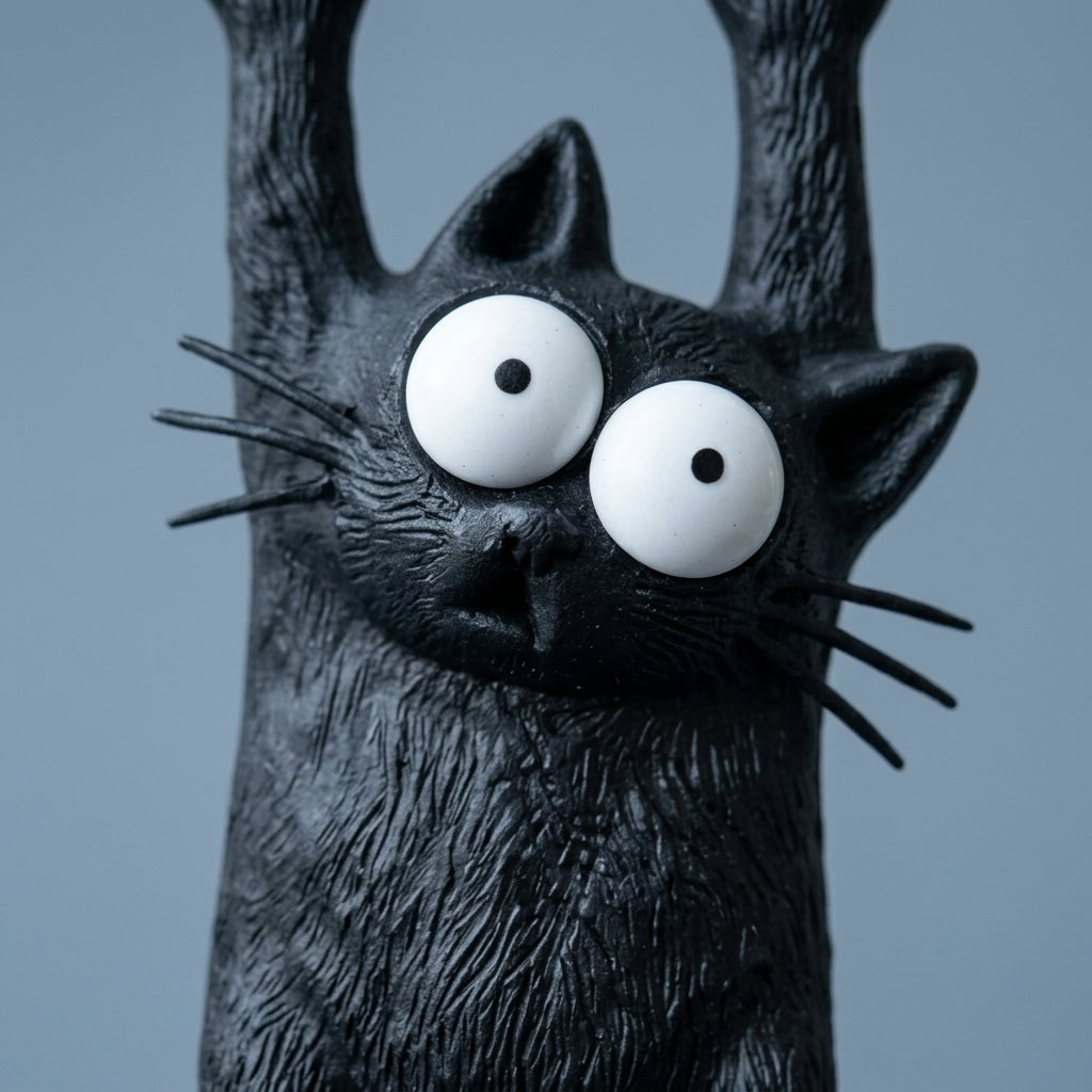 Hang In There Funny Cat Refrigerator Magnet - Image 1
