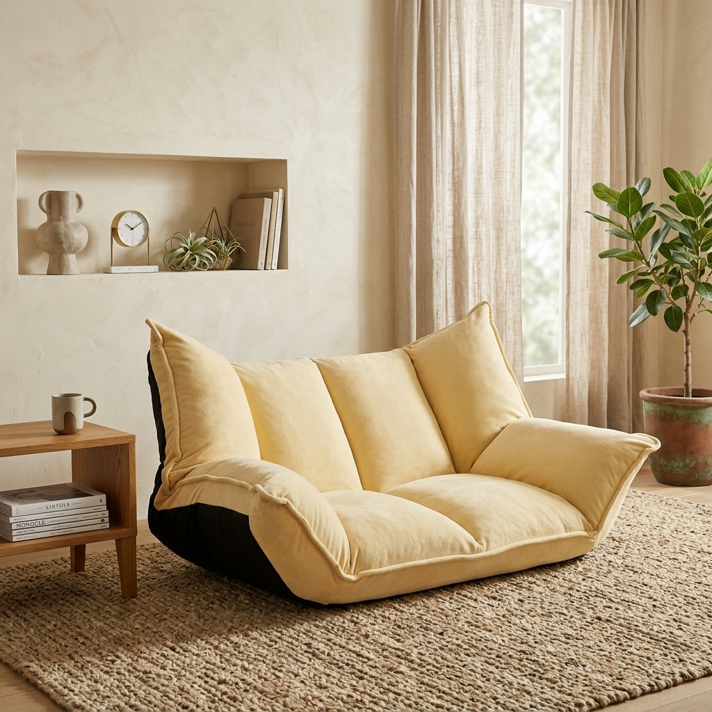 Adjustable Foldable Legless Lounge Sofa - Image 6