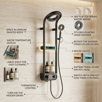Spa Time Rainfall Elegant Digital Shower Set - Image 1