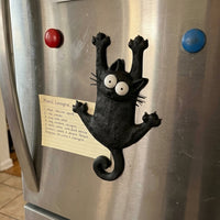 Hang In There Funny Cat Refrigerator Magnet - Image 3