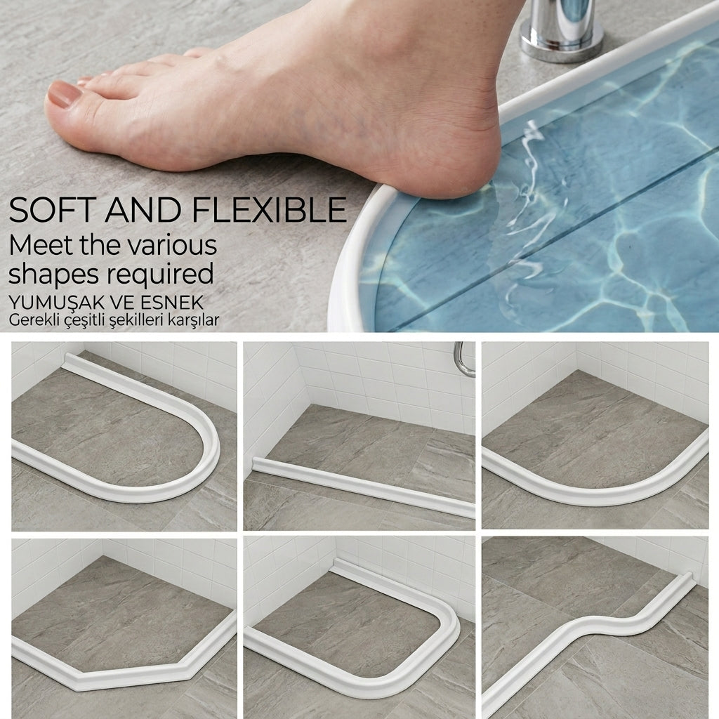 Bathroom Silicone Water Stopper Sticky Rubber - Image 6