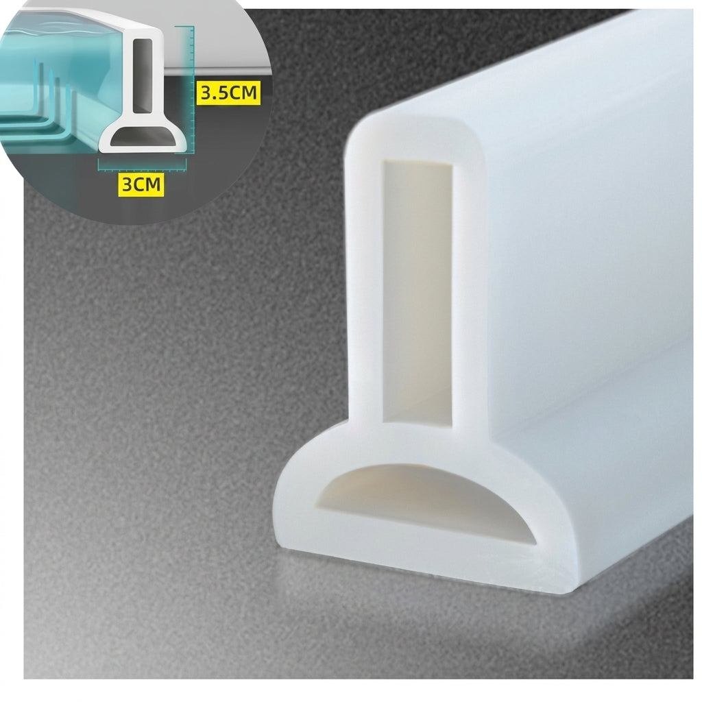 Bathroom Silicone Water Stopper Sticky Rubber - Image 4