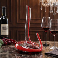 Artisan Blown Snake-Shaped Glass Wine Separator - Image 7