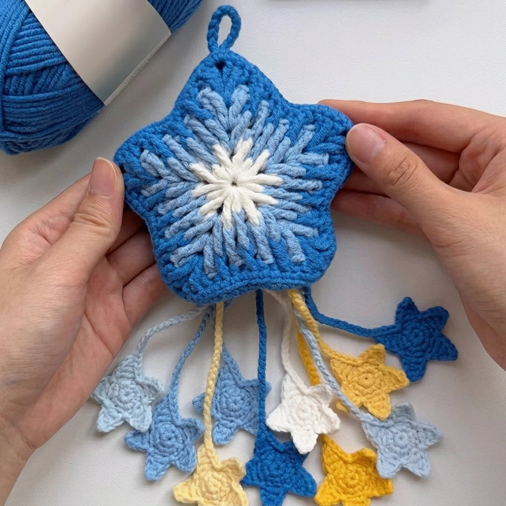 Star Weave Handmade Bottle Holder - Image 1