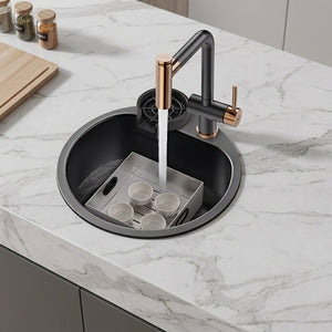 Orbico Deep-Basin Round Stainless Steel Kitchen Sink - Image 0