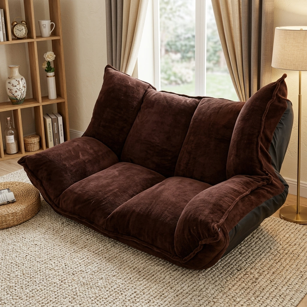 Adjustable Foldable Legless Lounge Sofa - Image 7