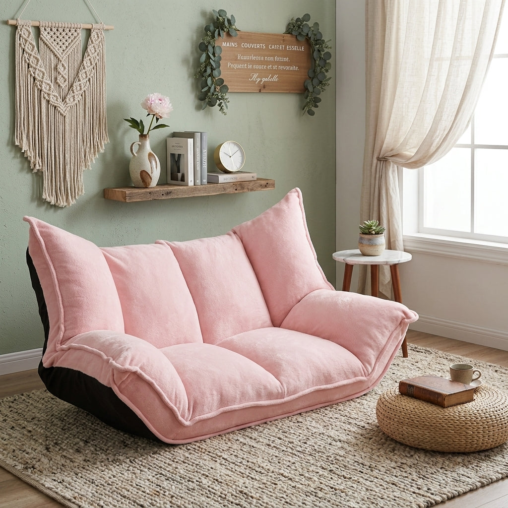 Adjustable Foldable Legless Lounge Sofa - Image 0