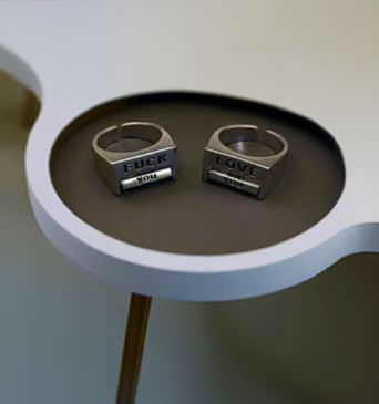 F*ck You Everything Rotating Mood Control Ring - Image 5