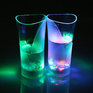 Valentine Day Flashing Colorful LED Light Up Cup Glass - Image 0