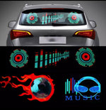 Car Windshield LED Sound Activated Equalizer Neon Sticker