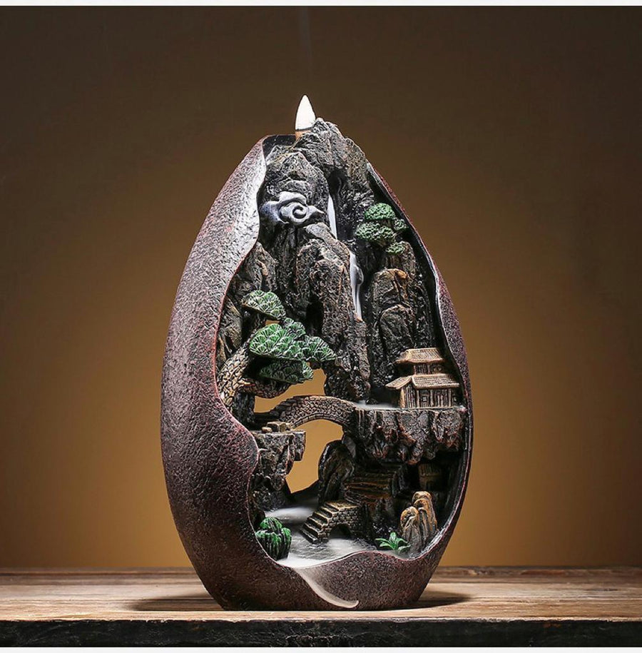 Zen Aromatherapy Decorative Backflow Relaxing Incense Burner - Image 2