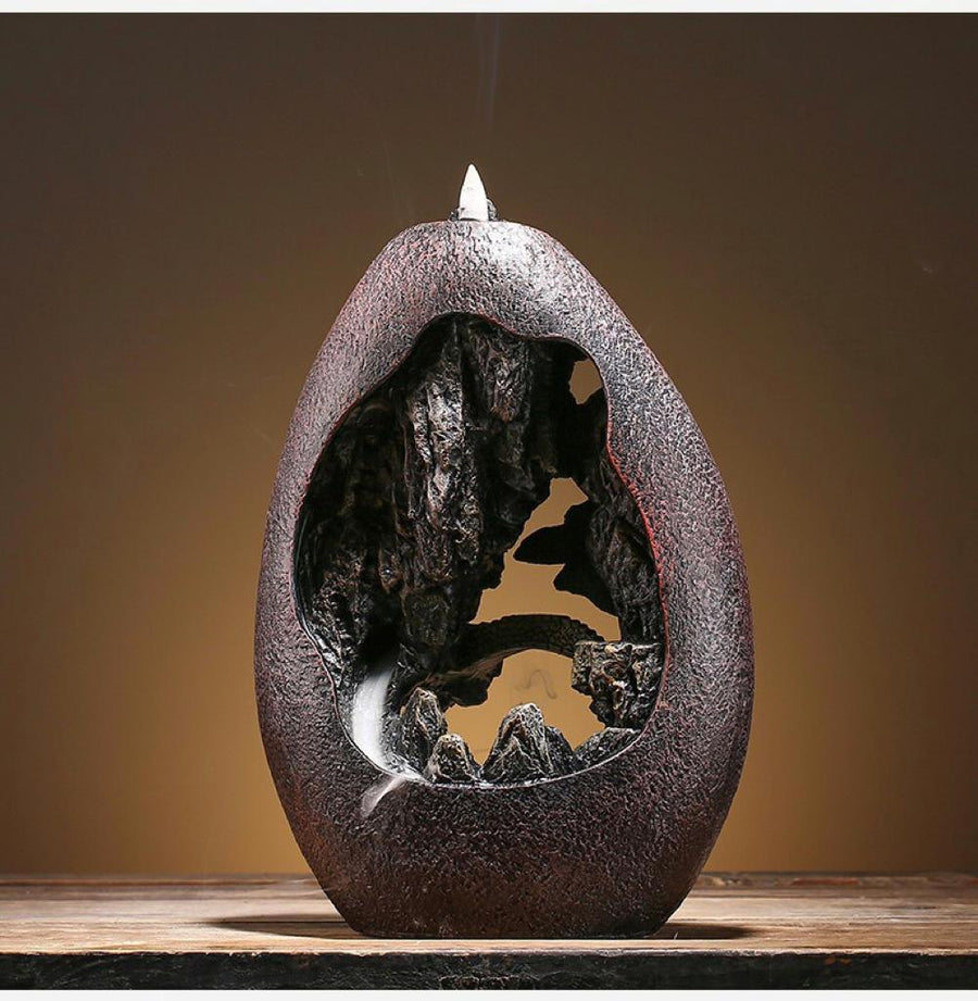 Zen Aromatherapy Decorative Backflow Relaxing Incense Burner - Image 3