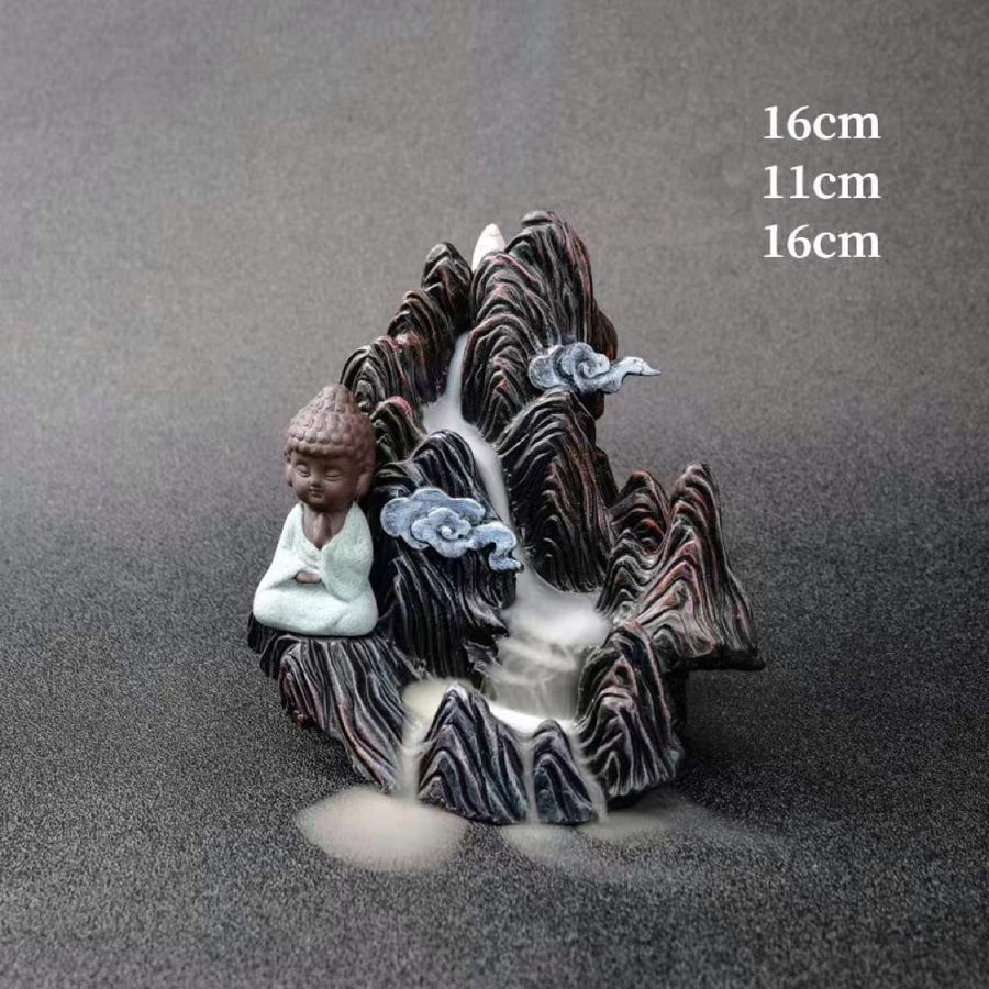 Zen Aromatherapy Decorative Backflow Relaxing Incense Burner - Image 7