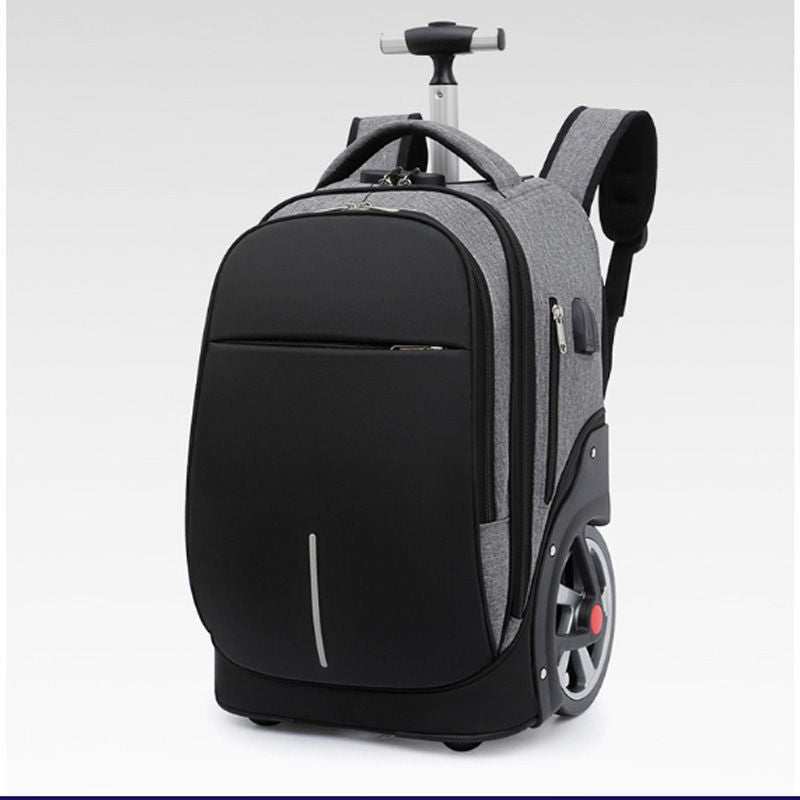 Wheeled Multi-Purpose Mobile Rolling Travel Backpack - Image 0