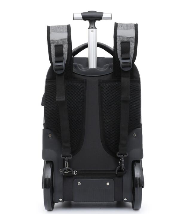 Wheeled Multi-Purpose Mobile Rolling Travel Backpack - Image 3