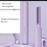 Wireless Anti-Burn Portable Hair Styler Comb