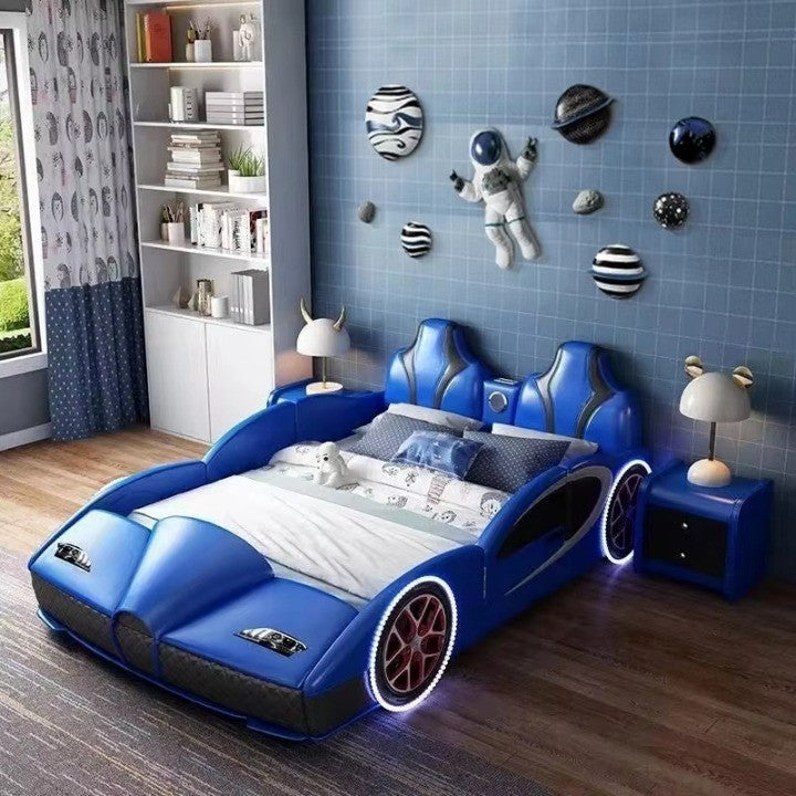 Rocket Ride Racing Style Futuristic Car Kids Bed - Image 7