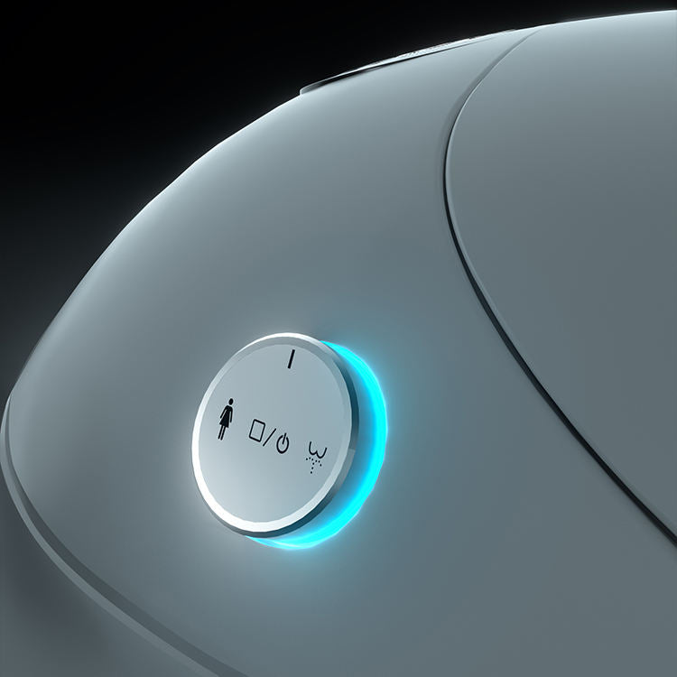 Ultra Sleek Smart Heated Seat Egg-Shaped Hygiene Toilet - Image 5