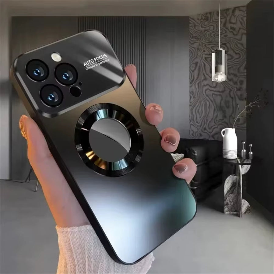 Magnetic Power Safety Metal Phone Case - Image 2