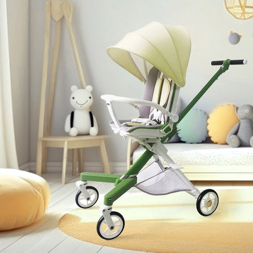 360 Rotating Folding Easy Travel Folding Baby Stroller - Image 0