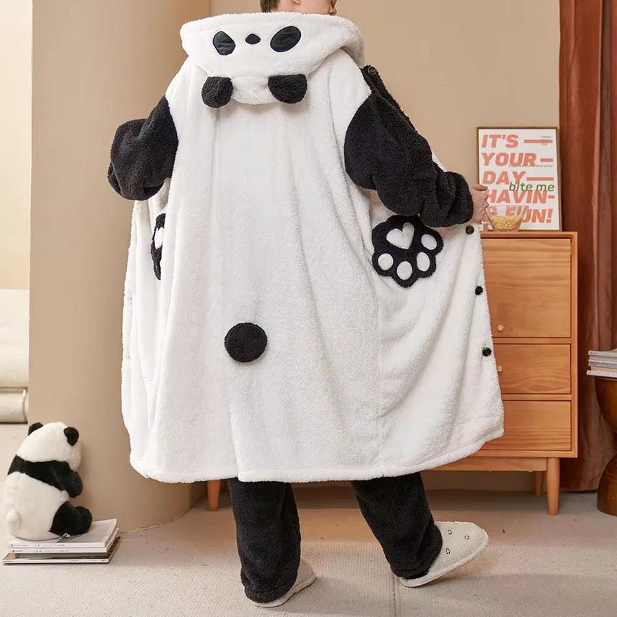 Plush Dinosaur Hooded Pajama Suit - Image 8