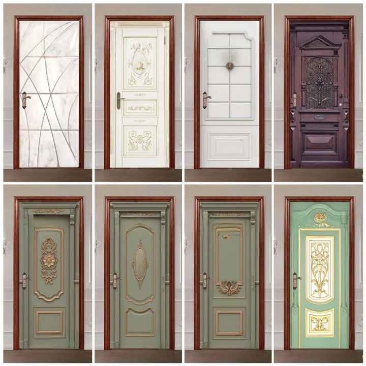 European Vibe Waterproof Wall Door Stickers