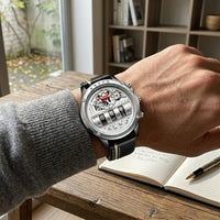 Time Capsule Rotating Calendar Engine Dial Watch - Image 2