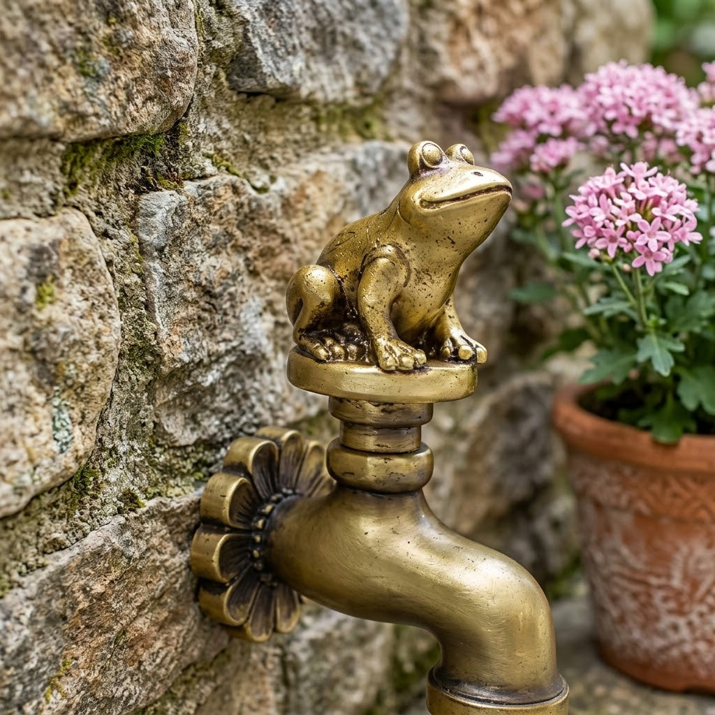 Flowing Rainbow Resin Statue Garden Decor - Image 4