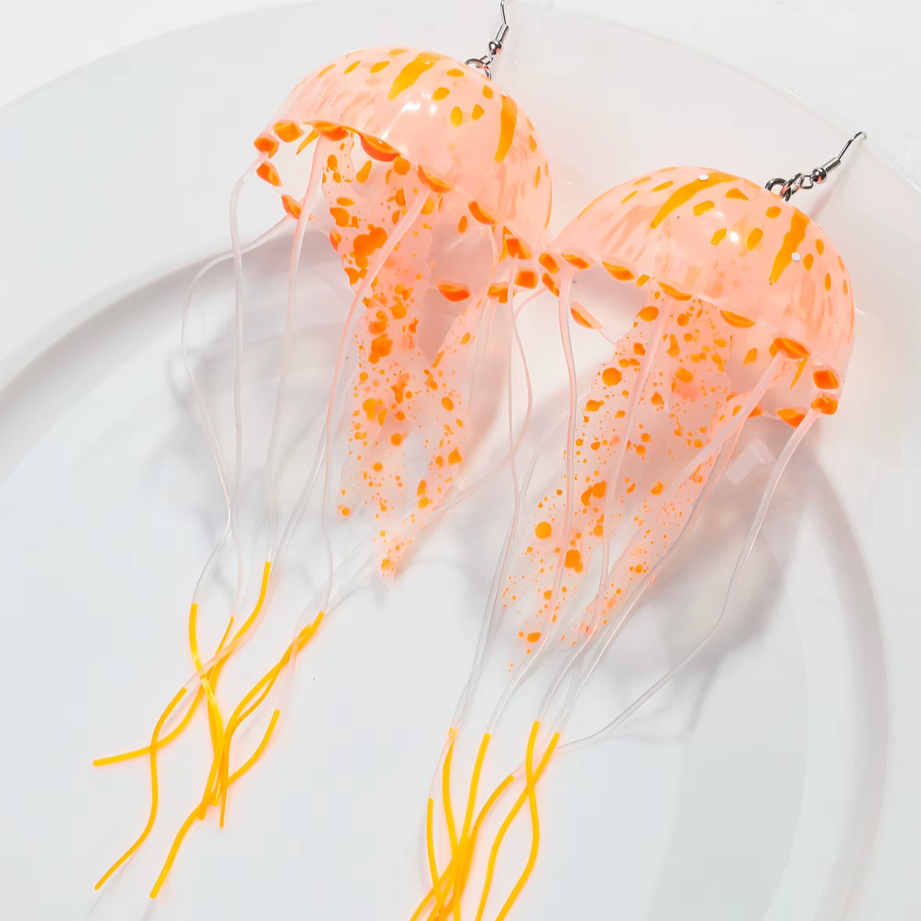 Dancing Jellyfish Long Tassel Earrings - Image 12