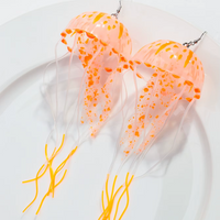 Dancing Jellyfish Long Tassel Earrings - Image 12