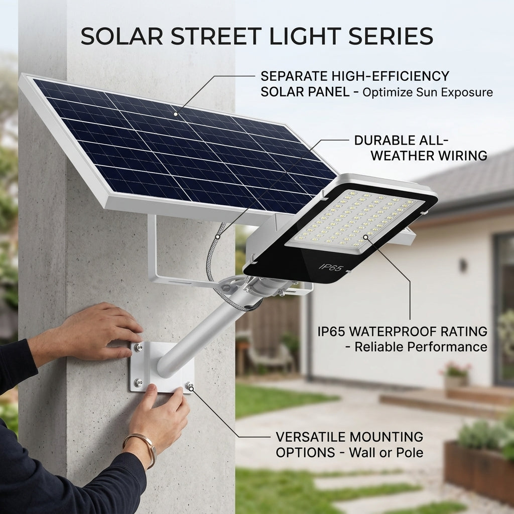 Heavy-Duty Outdoor Solar Security Waterproof Light - Image 3