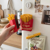 Midnight Snack Magnetic French Fry Bag Sealing Clips - Image 0
