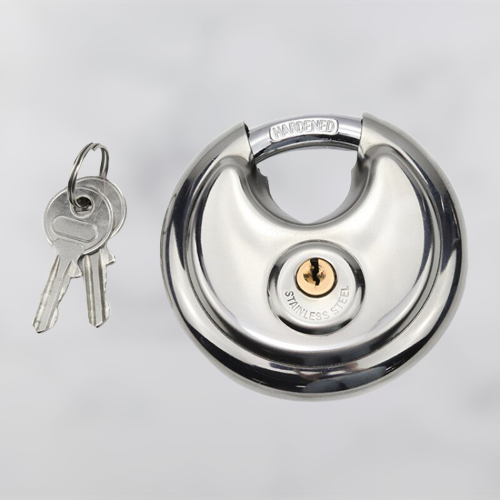 Heavy Duty Round Stainless Steel Padlock - Image 0