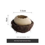 Creative Ceramic Bird Nest Eggshell Bowl