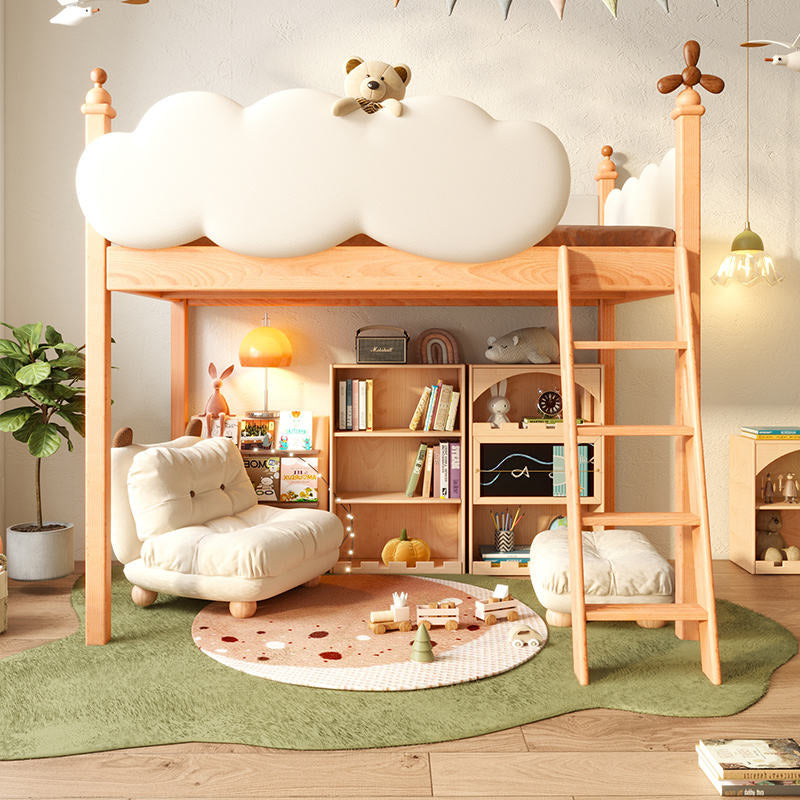 Cloud Castle Slide & Sleep Playhouse Kids Bed - Image 5