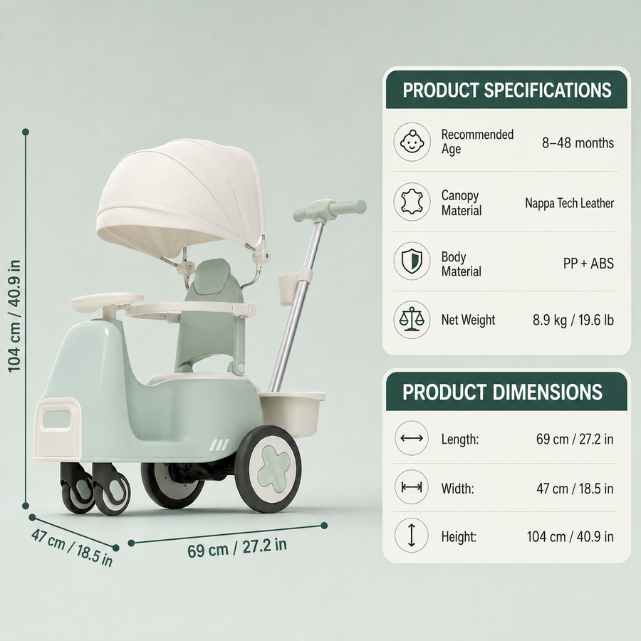 Little Rider Rocking Baby Stroller