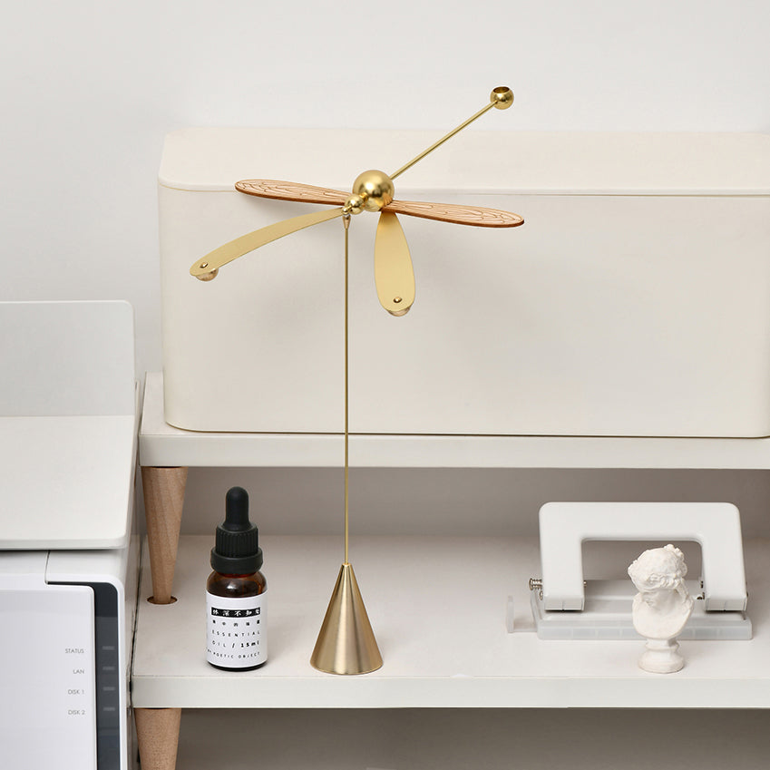 Wooden Dragonfly Aromatherapy Essential Oil Diffuser - Image 2